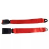 C-HORSE 2 Retractable 3 Point Safety Red Seat Belt Straps