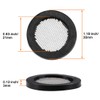 sourcing map Rubber Flat Washers 30mm OD 21mm ID 3mm