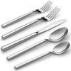Alata Cube 20-Piece Forged Stainless Steel Flatware Set Cutlery Set,Silverware