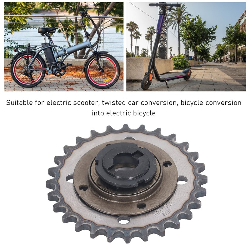 420 28T Tooth Sprocket Flywheel Bike Connector Set Steel for