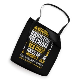 Millwright Throws Tools Industrial Mechanic Tote Bag