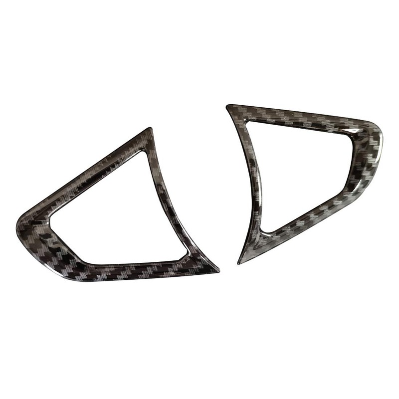 ruihe 3PCS Carbon Fiber Folor Steering Wheel Cover Fit for