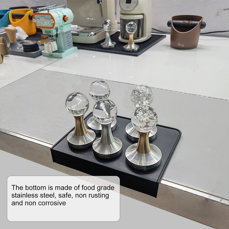 Coffee Tamper Food Grade Stainless Steel Crystal Ball Coffee Powder