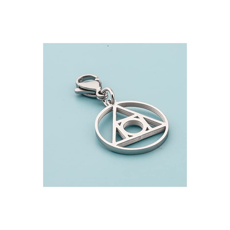Sello hermético de la luz, símbolo de alquimia, joyería de