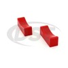 Pro-thane Jack/Stand Pads (Fits 1.125 x 4.0 Heads) - Red