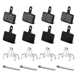 4 Pairs of Bicycle Brake Pads, Mountain Bike Disc Brake Pads, Resin Semi Metal Rear Bicycle Discs Brake Pads, Disc Brake Pads for M315 M355 M375 M395 M416 M446 M447 M475 M515 M525M575