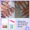 Colourful Summer Ballerina Press on Nails, Long Coffin Fake Nails