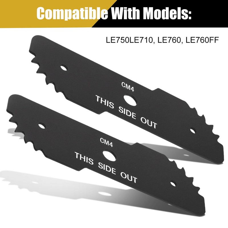 Haiouus 243801-02 Edger Blade, Compatible with Black & Decker 243801-00