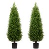 4ft Artificial Cedar Trees Artificial Topiary Trees Set of 2