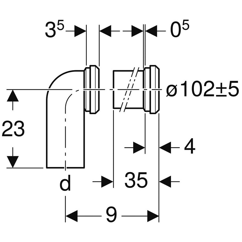CONNECTION SET FOR TOILET