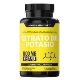 Citrato Potasio 1000mg Con Platano En Polvo, Curcuma Capsulas (curcuminoides) Y Semilla De Uva - Potassium Citrate - Curcumina - Vitaminas Mujer...   