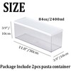 Hanobe Pasta Containers for Pantry Large Spaghetti & Noodle &