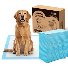 Nobleza Trainingspads für Hunde und Welpen, 60x90cm PIPI Matten für Hunde, 50 Stück Saugfähige Wickelunterlage Einweg und Inkontinenzunterlage Einweg mit 5-Lagiges Design