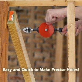 ハンドドリル 手回しドリル 手動ドリル Housolution マイクロドリル 穴あけドリル 1/4インチ （0.6-6mm） 木工 金属用 0.8-3mm ドリルビット 10 セット ステンレス 手動 ダブルギア 手廻しドリル 工具 DIY オレンジ