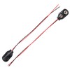 Yoodelife 9V Battery Clip Connector, 9 Volt Long Cable Connection