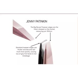 Jenny Patinkin 제니 패틴킨 더 빅 공개 터치업 도구 정밀 속눈썹 및 눈썹 핀셋 분리기 빗 스풀리 브러시로 스타일링 Jenny Patinkin The Big Reveal Touchup Tool Precision Lash and Brow Tweezers Separator Comb Spoolie Brush for Styling