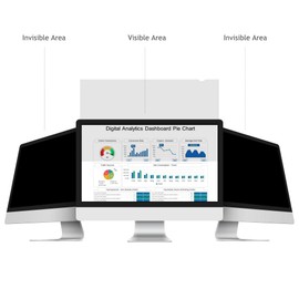 WELINC Light 27 Inch - 16:9 Aspect Ratio - Computer Privacy Screen Filter for Widescreen monitor - Anti-Glare - Anti-Scratch Protector Film - Protects your eyes from harmful glare and blue light