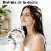Esponjas de Baño Negras Set de 4 - Lufa Exfoliante