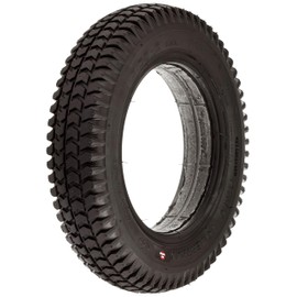 The Aftermarket Group Foam Filled Flat Tread Tire, Non- Marking Black, 3.00 x 8, 14 x 3 Inch