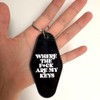 Jgrprlq Funny Keychain for Men Women, Where the Fck Are