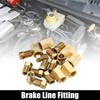 X AUTOHAUX 1 Set Brake Line Fittings Assortment for 3/16"
