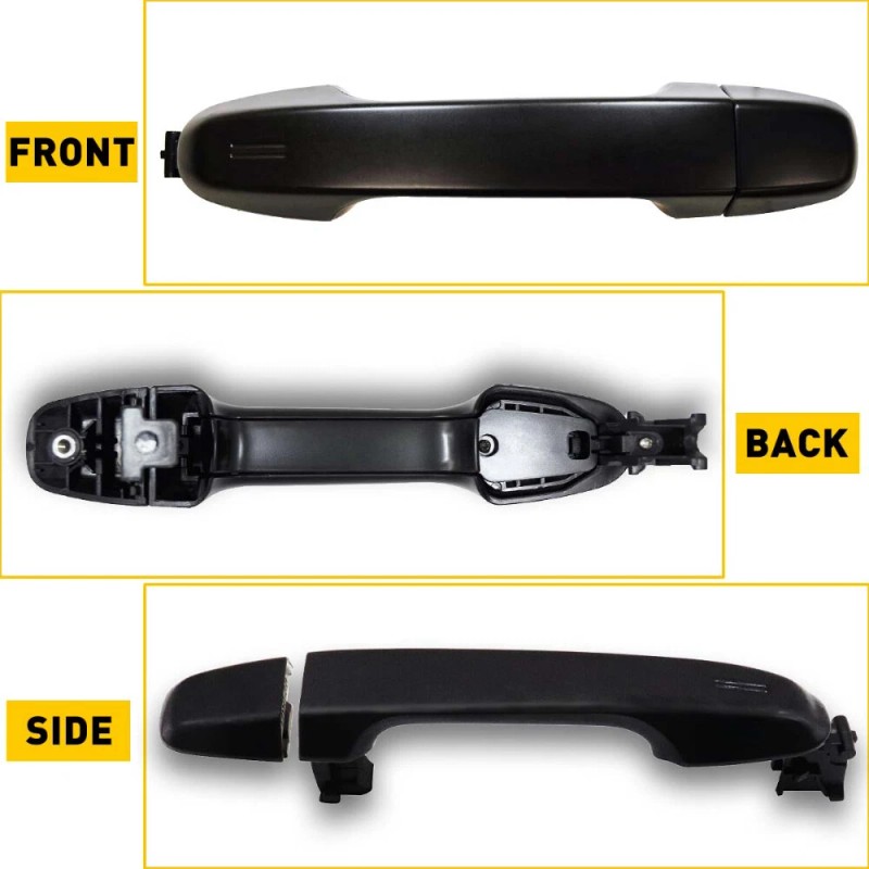 OXILAM Exterior Door Handle Rear For 2012-2017 Toyota Camry Rear