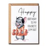 BNJDesigns Happy Birthday to My Favorite Gym Rat - Gym