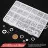 Hilitchi 400PCS 6 Sizes British 304 Stainless Steel External Star
