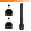 HARFINGTON 2pcs Deep Thin Wall Impact Socket 10mm Metric 6