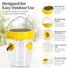 Solar Wasp Trap for Outdoor Pest Control – Reusable Hanging