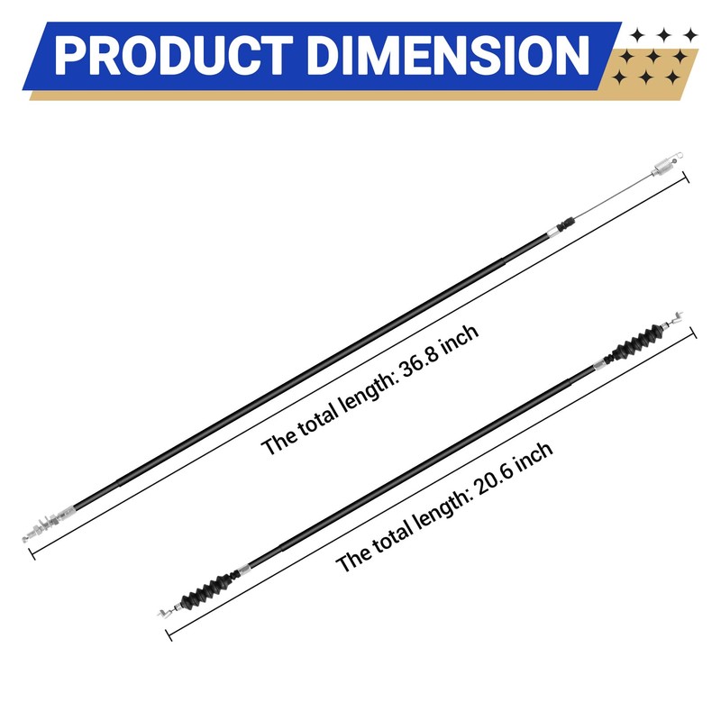 Golf Cart Governor and Accelerator Cable Kit for Club Car