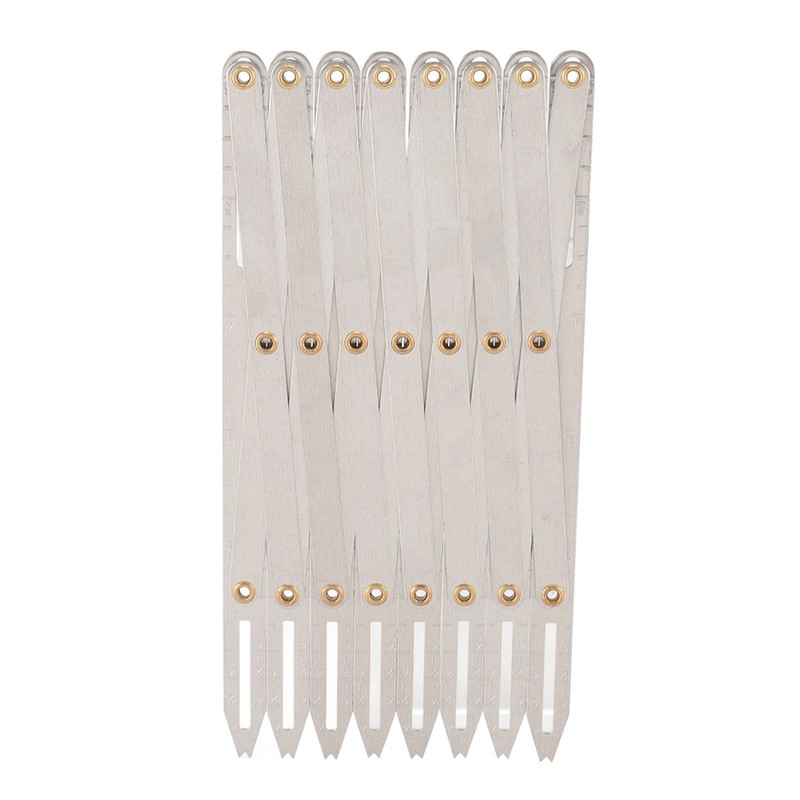 Expanding Sewing Gauge Aluminum 8 Heads Button Guide Equal Space