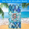 Defresit 2 Pack Microfibre Beach Towels for Adults Women Men