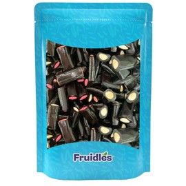 Licorice Rockies Gummies, Soft And Sweet Black Licorice Bites With a Creamy Sweet Center, Fun for Snacking, Parties, Events, and Platters, Non-GMO (2 Pound)