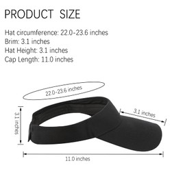 10 Pack Men Women Sun Visor Adjustable UV Protection Blank Sun Visor Hats Caps for Beach Pool Golf Tennis Sports (10Pack-Purple)