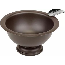 Stinky Cigar Personal Size Ashtray with 1 Stirrup, Compact, Matte Brown