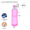 HYDRATE Faltbare Wasserflasche - BPA-freie faltbare Wasserflasche - tragbare Wasserflasche