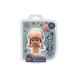 Cicciobello - Friends Animal Cuties Dog Girl Mini Character with Pet Cap and Tail on Nappy for Girls Ages 3+ CC038500 Precious Games