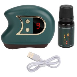 Electric Gua Sha Facial Tool Improve Circulation Ergonomic Design Portable Rechargeable for Home Travel
