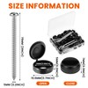 Zhengmy 3 Inch Shutter Screws and Caps Bulk Shutter Fasteners