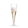 50 Plastic Champagne Flutes 5 Oz Clear Plastic Toasting Glasses