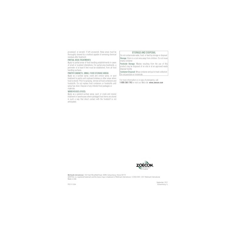Zoecon Gentrol 16oz Aerosol + Disposable Gloves