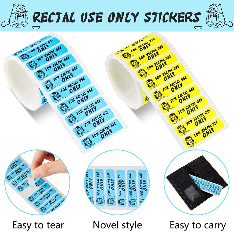 Epakh 400 Pieces Prank Stickers Funny Gag Pranks Gifts for