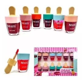 Didier Market Tinta Labial Forma De Paleta Coreana Magic Maquillaje 12pzs