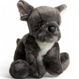 Carl Dick French Bulldog Sitting Approx. 24 cm Plush Toy, Soft Toy, Cuddly Toy 3615