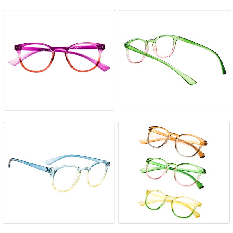 Eyekepper 5er Pack Mode Lesebrille Damen (je eine Farbe)