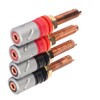 4pc Speaker Banana Plugs Connector Professional 4mm Pure Copper Heavy