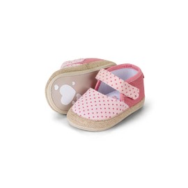 Sterntaler Baby Girl Baby Ballerina Dots Flat Slipper, pink