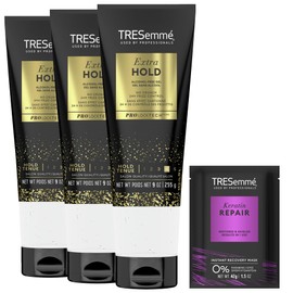 TRESemm TRESemme Gel, Extra Hold 9 Oz (Pack of 3)+ Keratin Repair Instant Recovery Mask