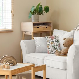 Sweet Jojo Designs Blush Pink Yellow Vintage Floral Boho Girl Mini Pillow with Pillowcase Toddler Neck Airplane Travel Essentials Small 12 x 8 in Must Haves Tiny Sleeping Pets Kids Bohemian Farmhouse